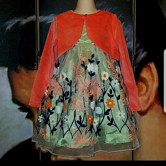 Tatyana Surrender Dress Embroidered Lil Taty Girl - Picture 5 of 5